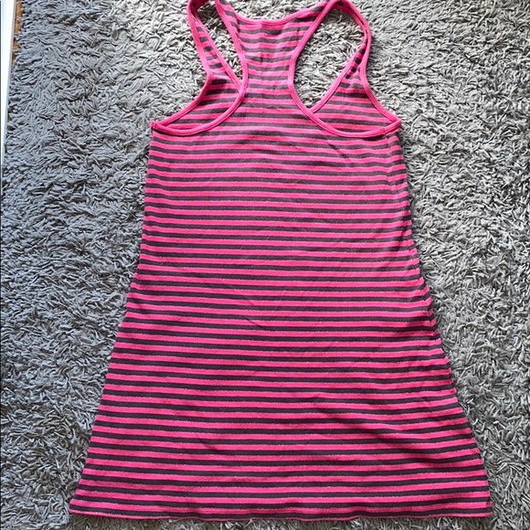 Express Racerback Tank Striped Dress - Picture 5 of 6